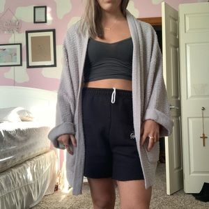 Oversized Gray wildfox cardigan